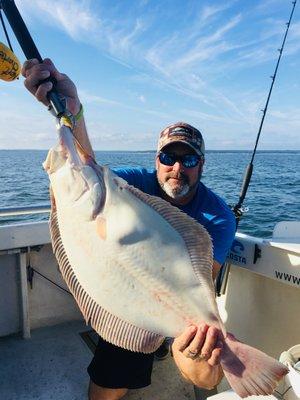 9 Lb Fluke caught in LI Sound aboard Northport Charters!