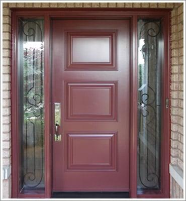 Entry door installation