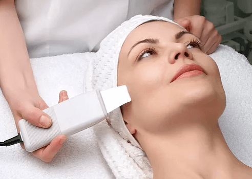 The ultrasonic facial dramatically increases needed oxygen to the cells after just one treatment the skin is left feeling instantly energize