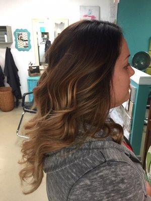 Balayage by artist Hunter