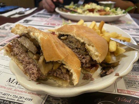 Mushroom burger.