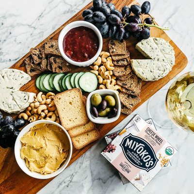 Miyoko's vegan cheese wheel