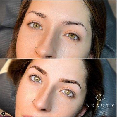 Ombre Powder Brows in La Canada