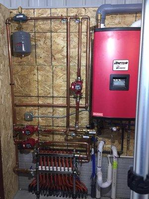 Fremont Rentals  In-Floor heat installation