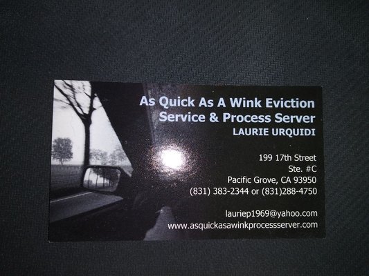 As Quick as a Wink Eviction Service & Process Server