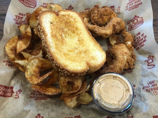 3 Breaded Tenders, Chips