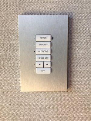 Lutron Control lighting