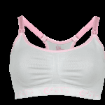 Cake Cotton Candy Nursing Bra Grey with Pink Trim