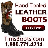 Highest quality of Hand Tooled  boots are available at http://timsboots.com