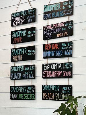 Beer list