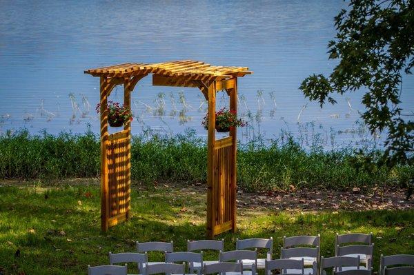 Custom wedding arbors as well as rentals