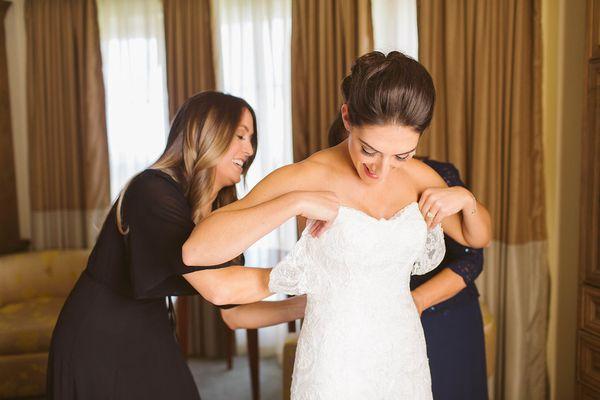 Patricia took a video of how to lace up the corset in the back so we would remember how to do it the day of Photo by Sarah McKay Photog.