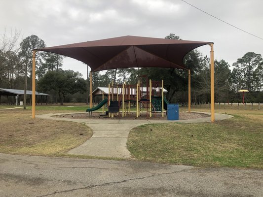 Smaller covered play area