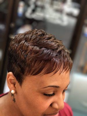 Taking the big chop is not always easy. However at The Toni Salon the big chop is what's trending.