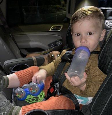 His first haircut! We love it :)