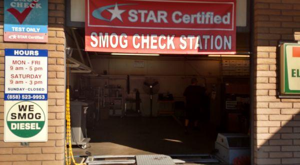 Star Certified Smog Station for Star Smogs or regular smogs.
 Free re-test.
 Military or AAA discount (-$10).