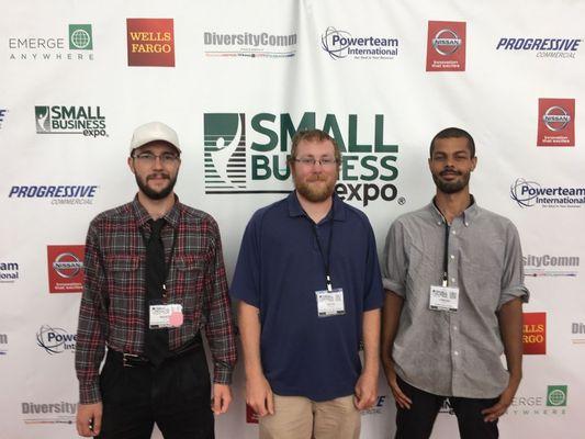 Some of the guys at the small bussiness expo