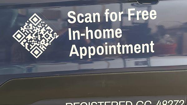 Scan the QR code to make an appointment