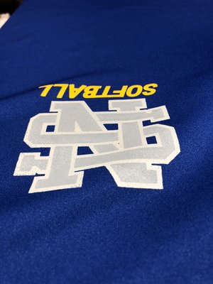 3 color print on polyester pullover