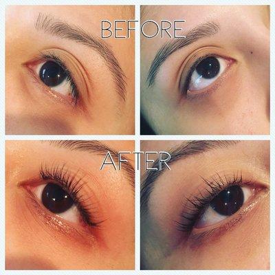 Lash lift and tint! Check out this beauties before and afters!