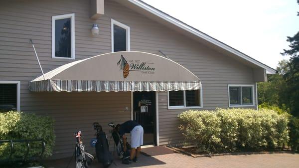 Entrance to the pro shop, prepare to have fun!