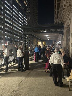 Rooftop outside of the Crystal Ballroom.