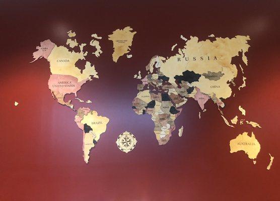 Love Harvest Ridge Church's new world map! It really shows how we value missions!