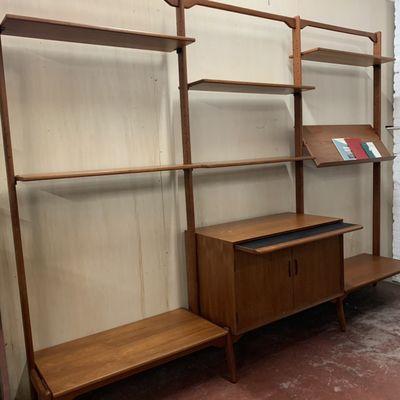 Erik Buck free-standing wall unit.