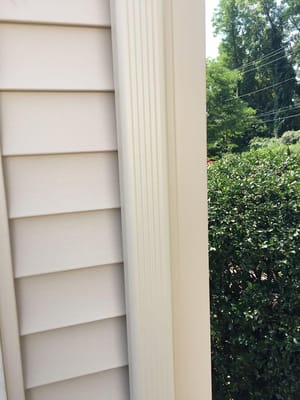 Family chose to have Gutters install after we installed their Siding.