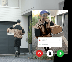 See and hear who's at the door with our Touchless Video Doorbell.