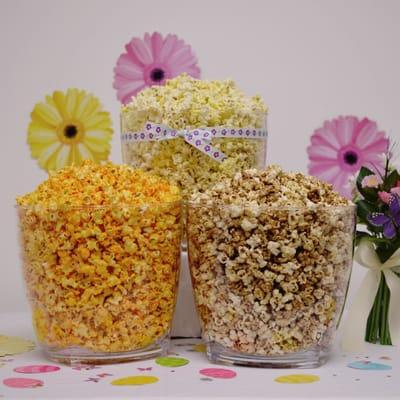 Spring into spring with a delicious & festive popcorn bar popped by the Royal Popcorn Factory!