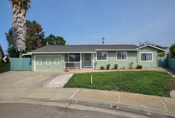 114 Visa Ct., Fremont, CA 94538
  5 beds, 3 baths, sqft, Lot Size - 8,514 Sqft, 
  Age - 59 Years. 
  SOLD $1,300,000