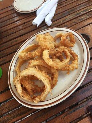 Amazing onion rings!