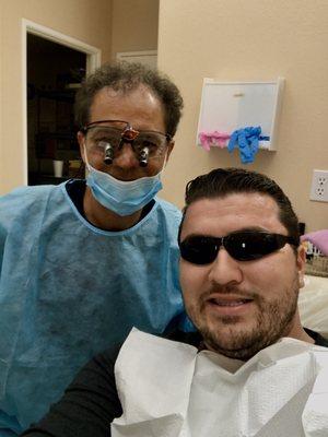 Dr.Yar is the most personable, professional and most caring dentist I have every been to. He truly loves what he does and takes pride.