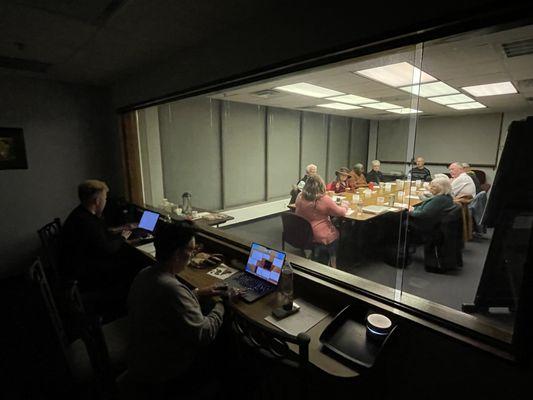 Focus Group client viewing room