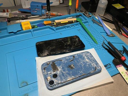 Front and Back Glass Repair iPhone