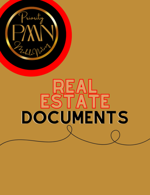 Notarization provided for  purchase agreements, seller documents, refinance, Home equity lines of credit, grant deeds and many more.