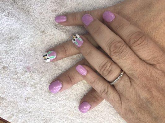 Nails done by Daisy. Love my nails and toes.