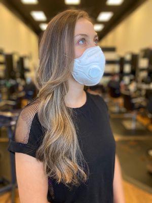 First round of blonde balayage