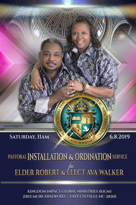 Pastoral Installation flyer