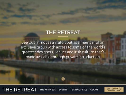 The Snug Designed and Developed the website for The Retreat