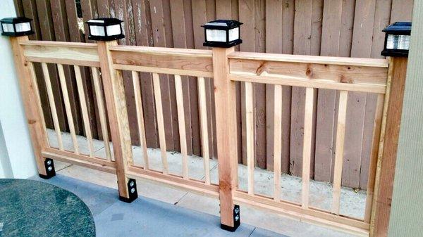 #Patio #rail with #post top #solar #lights #Jayshomedesign