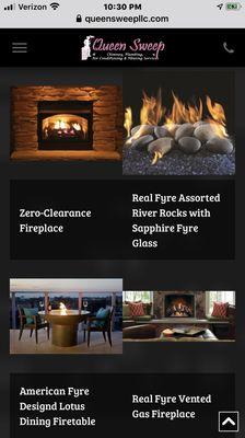 Fireplaces,Gas logs, Fire-pits Wood-stoves, Tiki torches