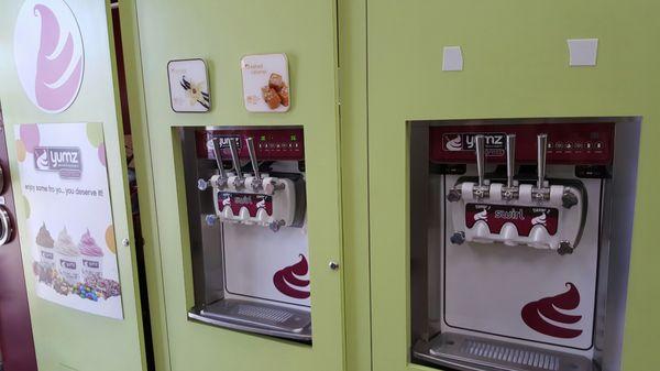 Frozen Yogurt at a Gas Station