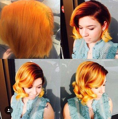 Beautiful Pravanna inspired color and vintage style by Ms. Anabel! Killing it!