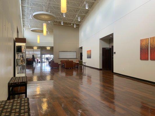 Main hall, looking toward entrance.