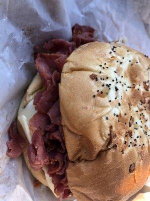 Delicious pastrami sandwich!!