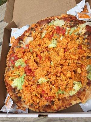 Taco pizza