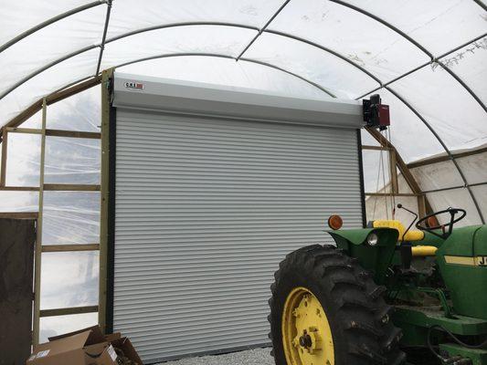 C.H.I. Rolling steel and Liftmaster operator on hoop-building