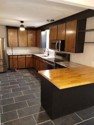 Remodeling of kitchen